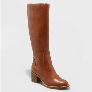 Universal Thread Tatiana Cognac Heeled Riding Boots